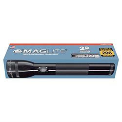 Picture of MagLite S2D015 Heavy-Duty Incandescent 2-Cell D Flashlight In Display Box, Black