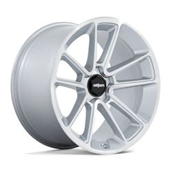 Picture of Rotiform R192220044+30F 22x10 R192 Btl Gloss Silver With Machined Face Wheel 5x112 (30mm)