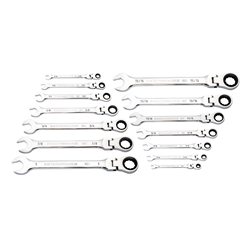Picture of GearWrench 86759 14 Pc 90T SAE Flex Combo Ratcheting Wrench Set