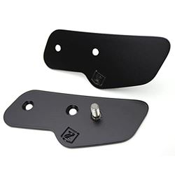 Picture of ZROADZ Z365401-BK2 A Pillar Led Bracket Black Mild Steel Bolt-On No Drilling Required To Mount (2) 3 Inch  Or Similar Style Led Pod Lights