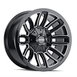 Picture of Mayhem 8108-2197BM MAYHEM DECOY 8108 GLOSS BLACK MILLED 20X10 5-139.7/5-150 -19MM 110MM
