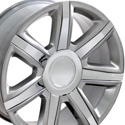 Picture of OE Wheels 9492015 22" Replica Wheel Ca87 Fits Cadillac Escalade Rim 22x9 Hyper Wheel