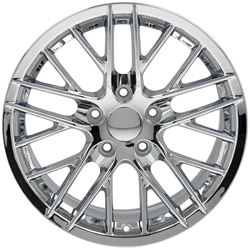 Picture of OE Wheels 9453142 19" Replica CV08B fits Chevrolet Corvette C6 ZR1 19x10 Chrome