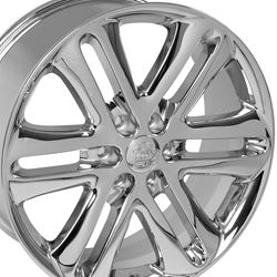 Picture of OE Wheels 9504061 22" Replica Wheel Fr76 Fits Ford F150 Rim 22x9 Chrome Wheel