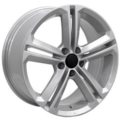 Picture of OE Wheels 9457386 18" Replica Wheel Vw18 Fits Volkswagen Jetta Rim 18x8 Silver Wheel