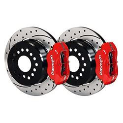 Picture of Wilwood 140-7140-DR FDL P/S P-B Kit, Drilled-Red