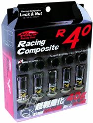 Picture of Project Kics KRC11K 12x1.50 R40 Lug Nuts - Black (16+4 Locks)