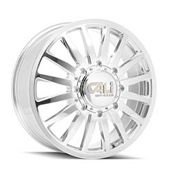Picture of CALI OFF-ROAD 9110D-2870PMF115 CALI OFF-ROAD SUMMIT DUALLY FRONT 9110 POLISHED 20X8.25 8-170 115MM 124.9MM