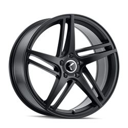 Picture of KRAZE KR195-7865B38 KRAZE MILANO KR195 SATIN BLACK 17X8 5-114.3 38MM 72.62MM