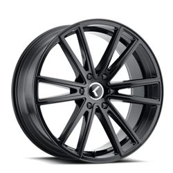 Picture of KRAZE KR190-7865GB38 KRAZE LUSSO KR190 GLOSS BLACK 17X8 5-114.3 38MM 72.62MM