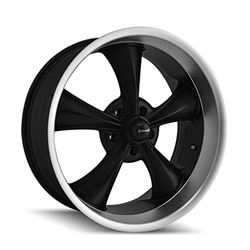 Picture of Ridler 695-22961MB RIDLER 695 MATTE BLACK MACHINED 22X9 5-120.65 0MM 83.82MM