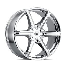 Picture of Mazzi Wheels 371-24918C MAZZI STILTS 371 CHROME 24X9.5 5-115/5-120 18MM 74.1MM