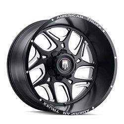 Picture of AMERICAN TRUXX AT1900-2970M-12 20" Inch 8x170 Wheel Rim Sweep AT1900 20x9-12mm Black Milled