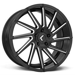 Picture of KRAZE KR181-2845M40 KR181 Spinner 20x8.5 5x112 +40mm Black/Milled Wheel Rim 20" Inch