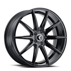 Picture of KRAZE KR194-7831GB38 KRAZE COSMOS KR194 GLOSS BLACK 17X8 5-108 38MM 63.5MM
