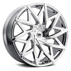 Picture of Mazzi Wheels 372-24918C MAZZI BIG EASY 372 CHROME 24X9.5 5-115/5-120 18MM 74.1MM