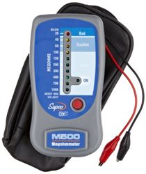 Picture of Supco M500 Insulation Tester/Electronic Megohmmeter with Soft Carrying Case, 0 to 1000 megohms