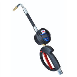 Picture of Lincoln Lube 980 Electronic Lube Meter, Rigid/90°, Manual tip, 1/2" NPT(f)
