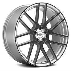 Picture of Redbourne Wheels 2205WND355120S72 Windsor Wheel Silver W/Gloss Black Face 22x10.5 5x120 35mm
