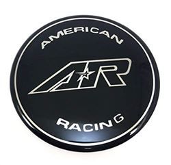 Picture of American Racing Wheels M564ARLOGOB Ar Logo - Matte Black - 8 Lug Cap