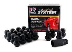 Picture of Gorilla Automotive 96643BDX OG Gorilla Lock System Fctry Style Bulge 13/16&7/8Hex 14x1.5 Black 20Pk 96643BDX