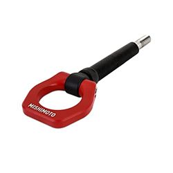 Picture of Mishimoto MMTH-WRX-22RD Racing Tow Hook Front Mount Red
