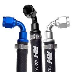 Picture of RED HORSE PERFORMANCE 402-04-20 04 402 Series Black Push Lock Hose -20 Feet