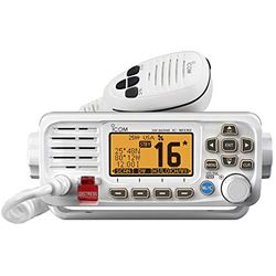 Picture of Icom M330 81 W2B - VHF Fixed Mount - VHF Fixed Mount - VHF, Basic, Compact, w/GPS, White