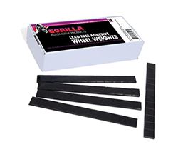 Picture of Gorilla Automotive 10009BGR Wheel Weights 1/4 Ounce Black Roll of 715 Segments 10009BGR