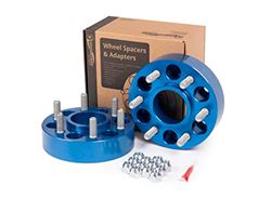Picture of Spidertrax WHS028 Ford F150 6 On 135mm X 1-3/4in Thick Blue Wheel Spacer Kit