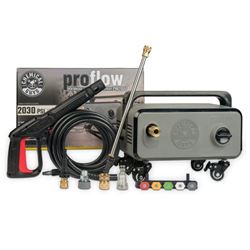 Picture of Chemical Guys EQP408 ProFlow Performance Electric Pressure Washer PM2000, 14.5-Amp Motor 2030 Max PSI, 1.77 GPM, Includes 5 Full Range QC Tips, Cleans Cars, Patios, Driveways, Homes and More , Gray