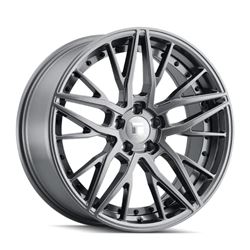 Picture of Touren 3292-8865GT35 TOUREN TR92 3292 GLOSS GRAPHITE MACHINED FACE 18X8 5-114.3 35MM 72.6MM