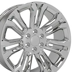 Picture of OE Wheels CV43-22090-6550-24C Chrome Wheel Painted (22 x 9. inches /6 x 139 mm, 24 mm Offset)
