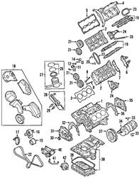 Picture of GENUINE VW/AUDI 058-198-217 OEM  GASKET SET