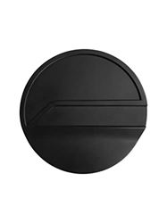 Picture of Drake Muscle Cars JR3B-6640526-BK Aluminum Fuel Door in Satin Black Finish for 2015-2021 Ford Mustang, Model
