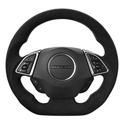 Picture of Drake Muscle Cars CA950-16 Steering Wheel - Alcantara Wrapped - Heated