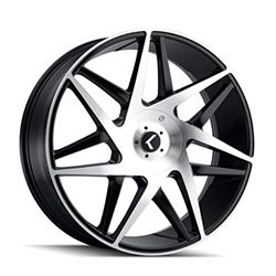Picture of KRAZE KR192-8816BM40 KRAZE PHASE KR192 GLOSS BLACK MACHINED 18X8 5-112/5-114.3 40MM 72.62MM