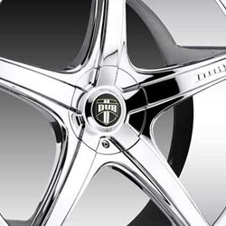 Picture of DUB 19280-15 Dub Rio 5 Cap-Chrome