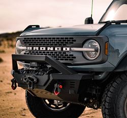 Picture of Attica 4x4 ATTFB01A102-BX Terra Series Modular Front Bumper (center) - Black - Powder Coated - Steel