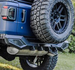 Picture of Attica 4x4 ATTJL01B111-BX 2018-2023 Jeep Wrangler Jl Terra Series Rear Bumper