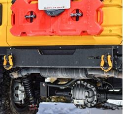 Picture of Attica 4x4 ATTJL01B109-BX Apex Series Rear Bumper Delete - Black - Powder Coated - Steel