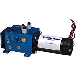 Picture of Furuno PUMPHRP35-24 Hydraulic Reversing Pump Set (medium-Duty), Mfg# , 24 Vdc, Adjustable Output 0-3.5 Cubic Inches Per Sec. For Hydraulic Rams Up To 50 Cu. In.