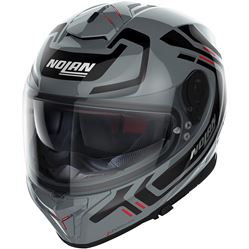 Picture of Nolan N885275680516 N80-8 Ally Motorcycle Helmet - Slate Grey/Black - X-Large
