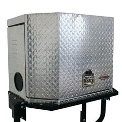 Picture of Stromberg Carlson CC200 Gen Secure Generator Box - Storage For Your Items - Anti-Theft, Propane Ventilation, and Trailer Ready - Bolts to CC-255 Tray - A-Frame 4” Square Bumper Adapters Coming in 2024