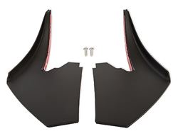 Picture of Drake Muscle Cars JR3B-63001C74-AB Front-End Dive Planes in Satin Black Finish, Compatible with 2018-2021 Ford Mustang, Model