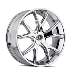 Picture of KRAZE KR146-26118C18 KR146-261028C KRAZE SPLTZ KR146 CHROME 26X10 5-115/5-12018MM 74.1MM