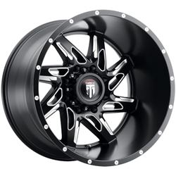 Picture of AMERICAN TRUXX AT183-2185M-24 Spyder At183 Black/Milled 20X10 5-139.7 -24mm 87.1mm