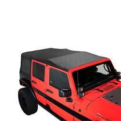 Picture of King 4WD 14010435 Replacement Soft Top - Black Diamond - JK 4 Door 2007-2009