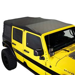 Picture of King 4WD 14010635 Replacement Soft Top - Black Diamond - JK 4 Door
