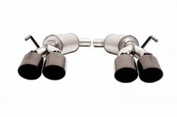 Picture of Gibson Exhaust 619718B Black Elite Axle Back Dual Exhaust System, Stainless